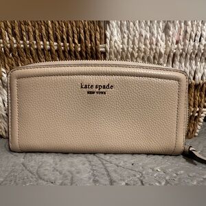 Kate Spade knot slim continental wallet